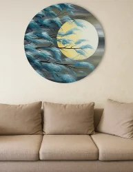 تابلو نقاشی شب مهتابی